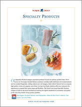 Specialty Products Smoked Salmon Pepperlaks Corvina Bake and Broil Cod Loins